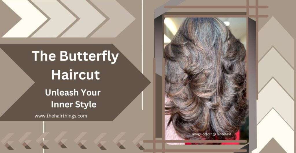 A photo of a butterfly haircut