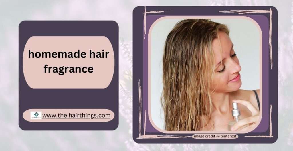 beautiful girl enjoying own all-natural, homemade hair fragrance