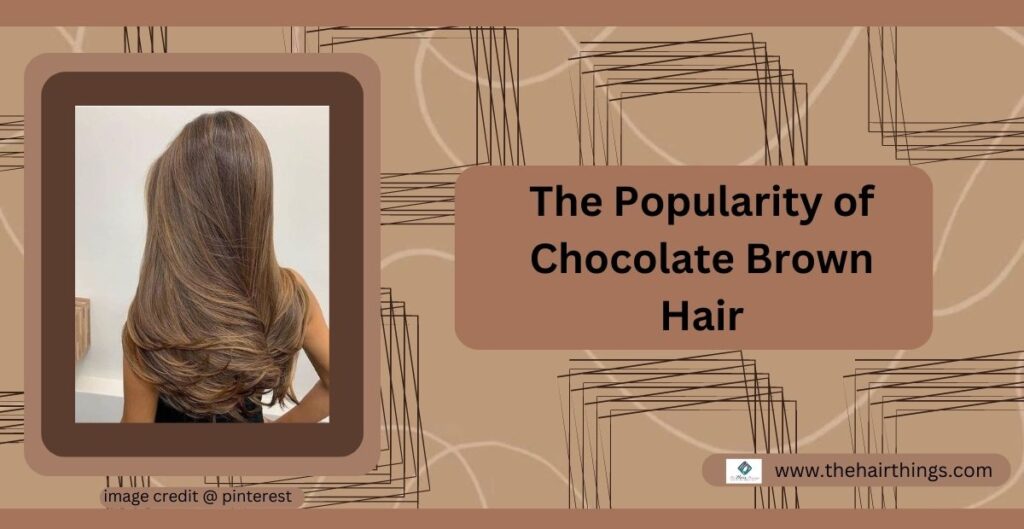 The Popularity of Chocolate Brown Hair