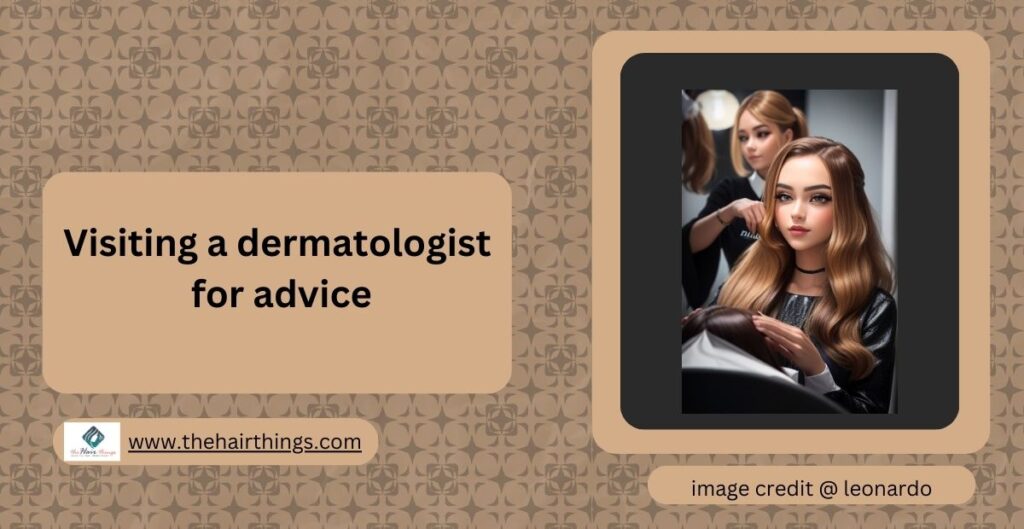 Visiting a dermatologist for advice