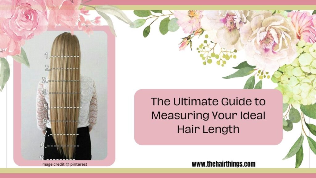 Hair Length Measurement Chart