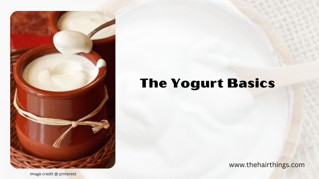 The Yogurt Basics