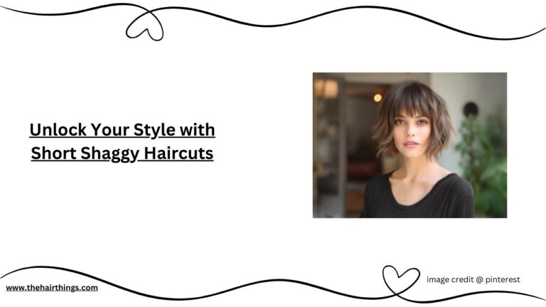 Unlock Your Style with Short Shaggy Haircuts