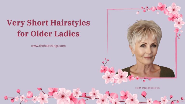 Very Short Hairstyles for Older Ladies