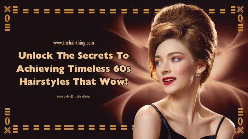 Unlock The Secrets To Achieving Timeless 60s Hairstyles That Wow!