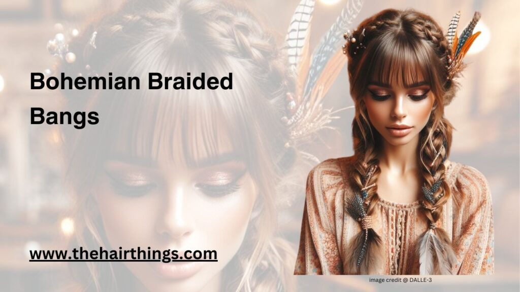 Bohemian Braided Bangs