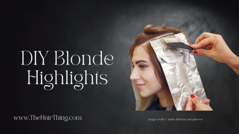 DIY Blonde Highlights