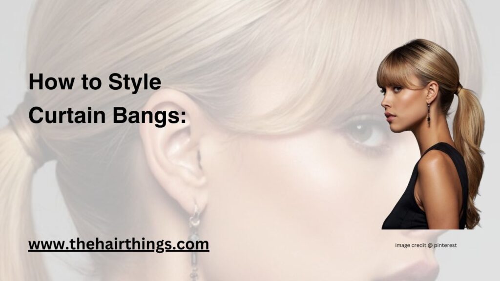 Sleek Low Ponytail Bangs